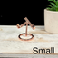 Small Rose Gold Metal Heart Stand (for 8cm-10cm diam. hearts)