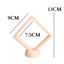 9cm Medium Square Floating Display Stand - Apricot