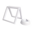 9cm Medium Square Floating Display Stand - White