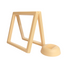 11cm Large Square Floating Display Stand - Yellow