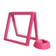 11cm Large Square Floating Display Stand - Dark Pink
