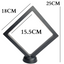 18cm XX Large Square Floating Display Stand - Black