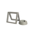 7cm Small Square Floating Display Stand - Grey
