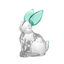 Glass Rabbit - Green