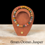 6mm Ocean Jasper Gemstone Bracelet