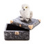 Snowy Owl Treasure Chest Trinket Box