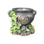 10cm Witches Cauldron Candle Holder
