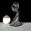 Black Peacock Sphere Stand