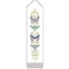 Butterfly & Luna Moth on White Banner