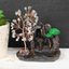 Labradorite Chip Waterfall Backflow Incense Burner & 20 Cones