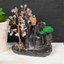 Labradorite Chip Waterfall Backflow Incense Burner & 20 Cones