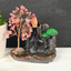 Strawberry Quartz Chip Waterfall Backflow Incense Burner & 20 Cones