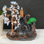 Opalite Chip Waterfall Backflow Incense Burner & 20 Cones