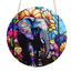 15cm Acrylic Suncatcher - Floral Elephant