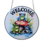 15cm Acrylic Suncatcher - Welcome Frog