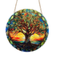 15cm Acrylic Suncatcher - Sunset Tree