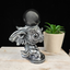Silver Baby Dragon Sphere Stand