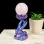 Purple/Blue Hand with Lotus Sphere Stand