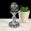 Silver Lotus Sphere Stand
