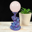 Purple/Blue Sitting Elephant Sphere Stand