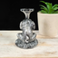 Silver Sitting Elephant Sphere Stand