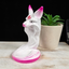 White & Pink Fox Sphere Stand