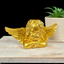 Gold Cherub Sphere Stand
