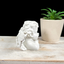 White Cherub Sphere Stand