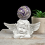 White Cherub Sphere Stand