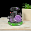 Purple Snail with Mushrooms Sphere Stand