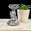 Silver Hand with Lotus Sphere Stand