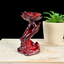 Dark Red Hand with Lotus Sphere Stand