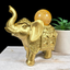 Large Gold Elephant Sphere Stand