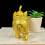 Large Gold Elephant Sphere Stand
