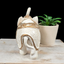 Large White Elephant Sphere Stand