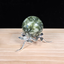 Medium Silver Dragonfly Metal Sphere Stand
