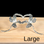 Large Silver Dragonfly Metal Sphere Stand
