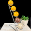 Silver 7 Sphere Metal Stand