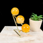 Gold 3 Sphere Tiered Metal Stand