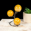 Gunmetal Grey 3 Sphere Metal Stand