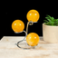 Silver 3 Sphere Metal Stand
