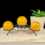 Black 3 Sphere Arch Metal Stand