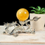 Silver Dragon Metal Sphere Stand