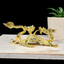 Gold Dragon Metal Sphere Stand