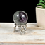 Silver Butterfly Metal Sphere Stand