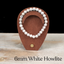 6mm White Howlite Gemstone Bracelet