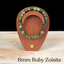 6mm Ruby Zoisite Gemstone Bracelet