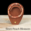 6mm Peach Blossom Gemstone Bracelet