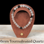 6mm Tourmalinated Quartz Gemstone Bracelet