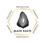 6mm Black Agate Gemstone Bracelet